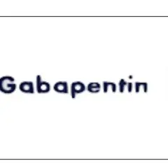 Napis "Gabapentin" w ciemnoniebieskim kolorze. Lek Gabapentin Teva pomaga w leczeniu bólu neuropatycznego.