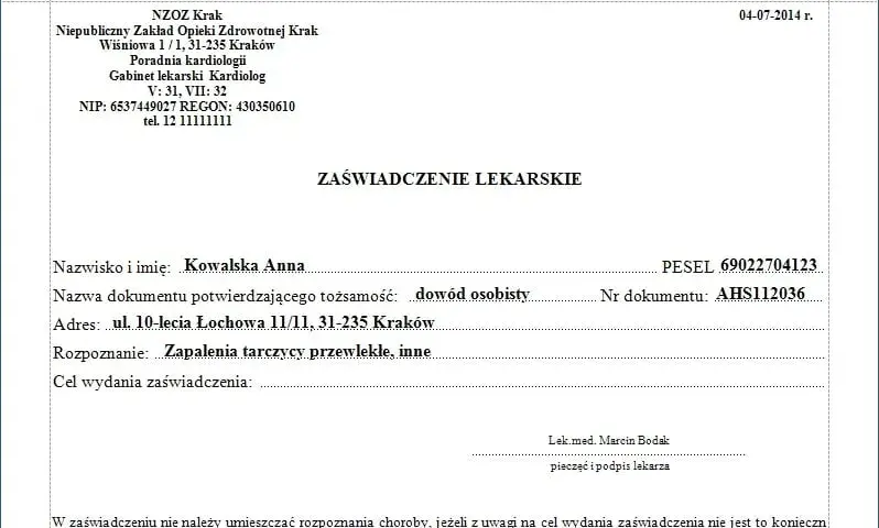 Kiedy lekarz wystawia zaświadczenie o zakończeniu leczenia i co musisz wiedzieć