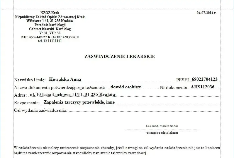 Kiedy lekarz wystawia zaświadczenie o zakończeniu leczenia i co musisz wiedzieć