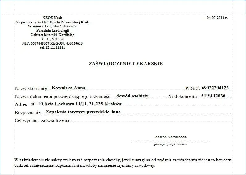 Kiedy lekarz wystawia zaświadczenie o zakończeniu leczenia i co musisz wiedzieć
